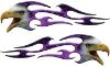 
	Screaming Eagle Head Tribal Flame Graphic Kit with Purple Inferno Flames
