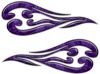 
	Custom Motorcycle Tank Flames or Vehicle Flame Decal Kit in Camouflage Purple

