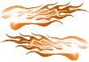 
	Extreme Flame Decals in Orange
