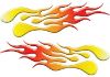 
	Extreme Flame Decals in Yellow to Red Fade
