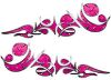 
	Reversed Tribal Flame Decal Kit in Pink Diamond Plate
