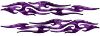 
	Tribal Style Flame Graphics in Purple Camo
