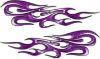 
	Traditional Style Flame Graphics with Silver Outline in Purple

