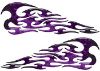 <p>Tribal Style Flame Graphics in Inferno Purple</p>