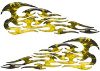 
	Tribal Style Flame Graphics in Inferno Yellow

