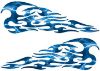 
	Tribal Style Flame Decals in Lightning Blue
