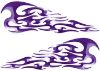 
	Tribal Style Flame Decals in Purple

