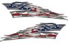 
	Motorcycle Tank Flame Decal Kit with American Flag
