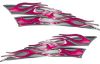 
	Motorcycle Tank Flame Decal Kit in Pink
