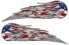 
	Twin Flame Motorcycle Tank Decal with American Flag
