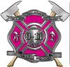
	Never Forget 911 Bravery Honor and Sacrifice 9-11 Firefighter Memorial Decal in Pink
