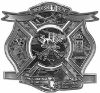
	The Desire To Serve Firefighter Maltese Cross Reflective Decal in Gray Camouflage
