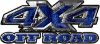 
	4x4 Truck Decals Offroad for Chevy Ford Dodge or Toyota in blue camo
