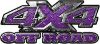 
	4x4 Truck Decals Offroad for Chevy Ford Dodge or Toyota in diamond plate purple

