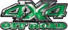 
	4x4 Truck Decals Offroad for Chevy Ford Dodge or Toyota in green
