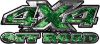 
	4x4 Truck Decals Offroad for Chevy Ford Dodge or Toyota with green inferno flames
