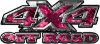
	4x4 Truck Decals Offroad for Chevy Ford Dodge or Toyota with pink inferno flames
