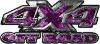 
	4x4 Truck Decals Offroad for Chevy Ford Dodge or Toyota with purple inferno flames
