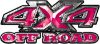 
	4x4 Truck Decals Offroad for Chevy Ford Dodge or Toyota in Pink
