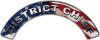 
	District Chief Fire Fighter, EMS, Rescue Helmet Arc / Rockers Decal Reflective With American Flag
