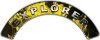 
	Explorer Fire Fighter, EMS, Rescue Helmet Arc / Rockers Decal Reflective In Inferno Yellow Real Flames
