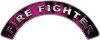 
	Firefighter Fire Fighter, EMS, Rescue Helmet Arc / Rockers Decal Reflective In Inferno Pink Real Flames
