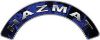 
	Hazmat Fire Fighter, EMS, Rescue Helmet Arc / Rockers Decal Reflective In Inferno Blue Real Flames
