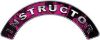 
	Instructor Fire Fighter, EMS, Rescue Helmet Arc / Rockers Decal Reflective In Inferno Pink Real Flames

