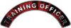 
	Training Officer Fire Fighter, EMS, Rescue Helmet Arc / Rockers Decal Reflective In Inferno Red Real Flames
