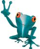 
	Cool Peace Frog Decal in Teal
