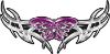 
	Tribal Wings withFlaming Butterfly In Purple
