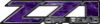 Classic Z71 Off Road Decals in Purple Camouflage