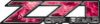 Classic Z71 Off Road Decals in Pink Inferno Flames