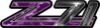 Classic GMC or Chevy Z-71 Decals in Purple Lightning
