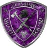 
	Zombie Death Squad Zombie Outbreak Decal in Purple Camouflage
