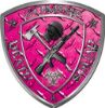 
	Zombie Death Squad Zombie Outbreak Decal in Pink Diamond Plate
