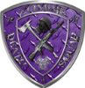 
	Zombie Death Squad Zombie Outbreak Decal in Purple Diamond Plate
