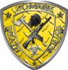 
	Zombie Death Squad Zombie Outbreak Decal in Yellow Diamond Plate
