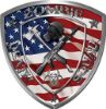 
	Zombie Death Squad Zombie Outbreak Decal American Flag
