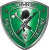 
	Zombie Death Squad Zombie Outbreak Decal in Green
