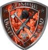 
	Zombie Death Squad Zombie Outbreak Decal in Orange Inferno Flames
