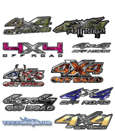 Picture for category 4x4 Off Road Decals